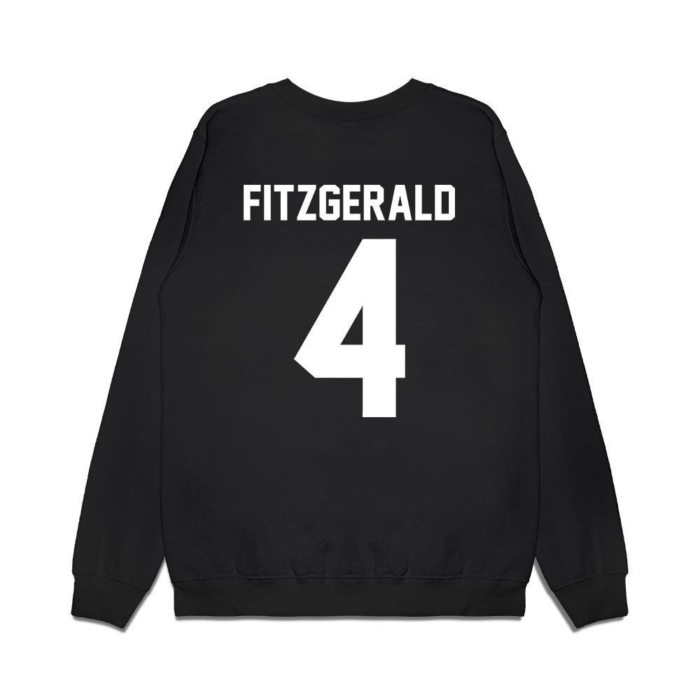 Virginia Tech - NCAA Football : Chance Fitzgerald - Vintage Helmet Premium Crewneck Sweatshirt-1