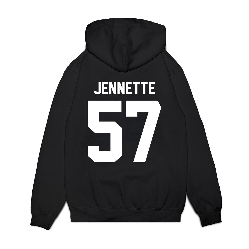 Virginia Tech - NCAA Football : James Jennette - Vintage Helmet Premium Hooded Sweatshirt-1