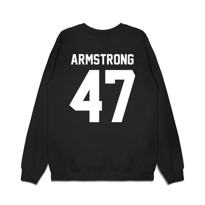 Virginia Tech - NCAA Football : Griffin Armstrong - Vintage Helmet Premium Crewneck Sweatshirt-1