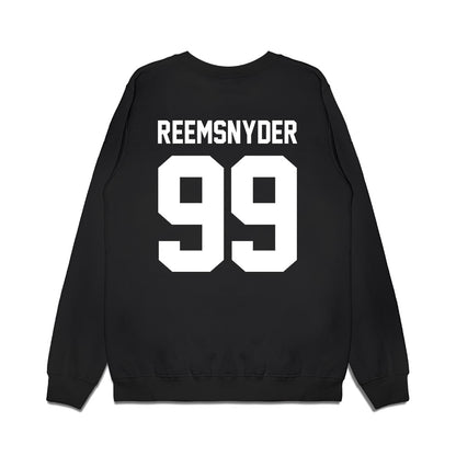 Virginia Tech - NCAA Football : Cole Reemsnyder - Vintage Helmet Premium Crewneck Sweatshirt-1