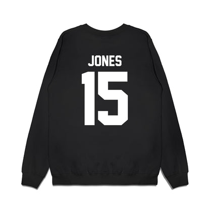 Virginia Tech - NCAA Football : Jaylen Jones - Vintage Helmet Premium Crewneck Sweatshirt-1