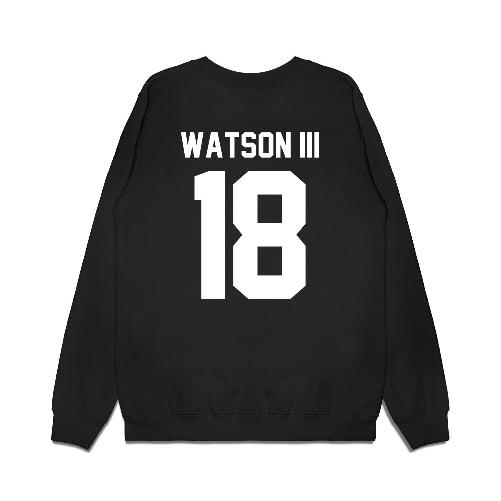 Virginia Tech - NCAA Football : William "Pop" Watson III - Vintage Helmet Premium Crewneck Sweatshirt-1