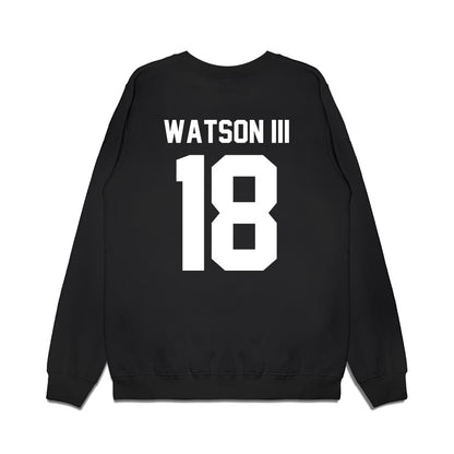 Virginia Tech - NCAA Football : William "Pop" Watson III - Vintage Helmet Premium Crewneck Sweatshirt-1