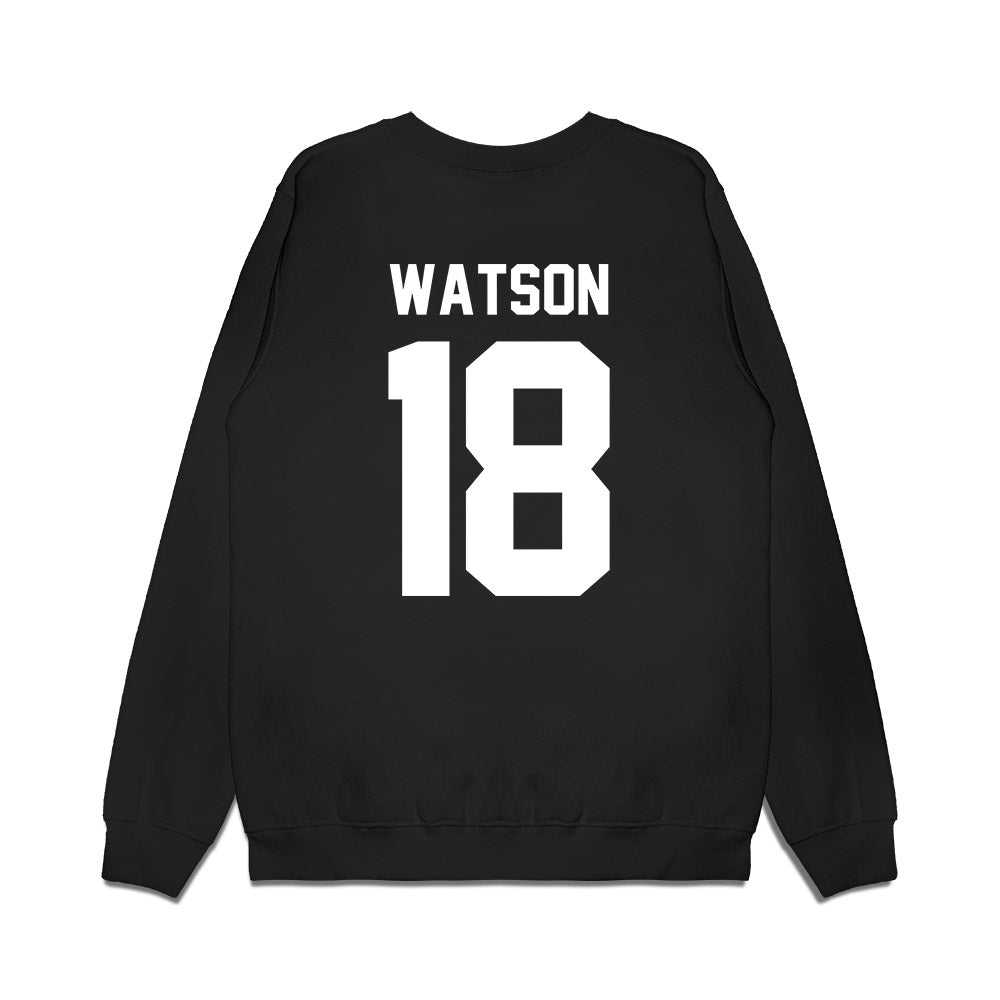 Virginia Tech - NCAA Football : William Watson - Vintage Helmet Premium Crewneck Sweatshirt-1