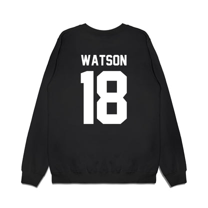 Virginia Tech - NCAA Football : William Watson - Vintage Helmet Premium Crewneck Sweatshirt-1