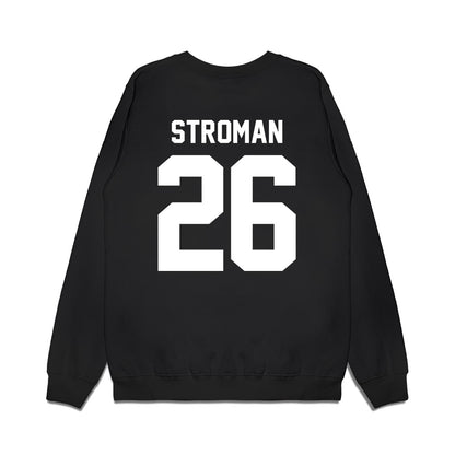Virginia Tech - NCAA Football : Jalen Stroman - Vintage Helmet Premium Crewneck Sweatshirt-1