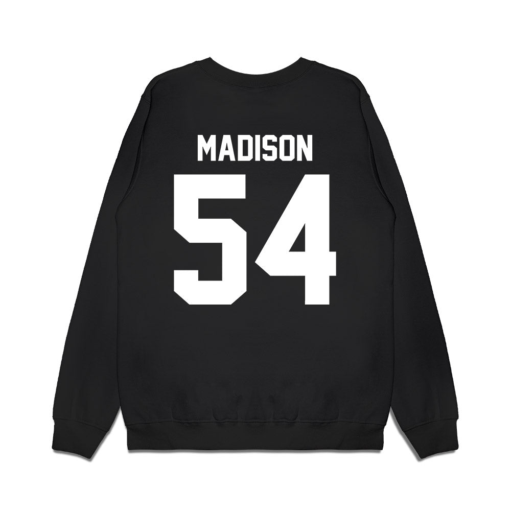 Virginia Tech - NCAA Football : Malachi Madison - Vintage Helmet Premium Crewneck Sweatshirt-1