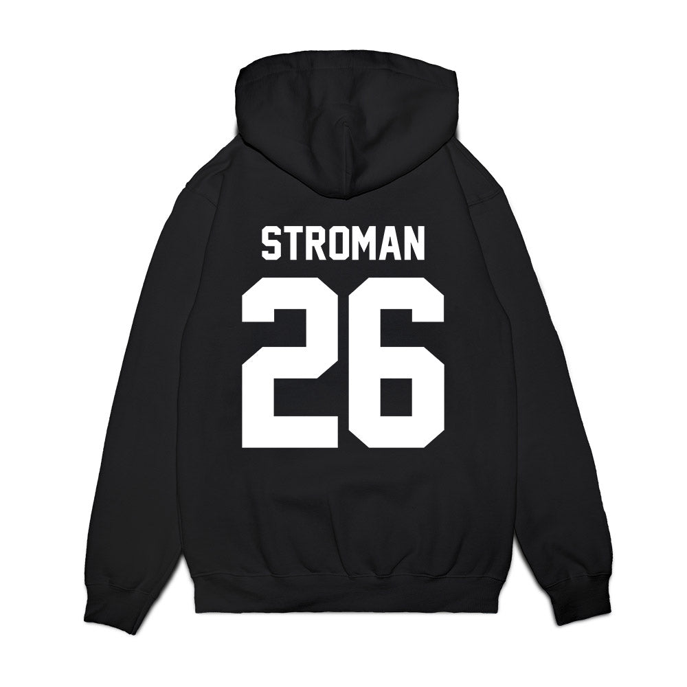 Virginia Tech - NCAA Football : Jalen Stroman - Vintage Helmet Premium Hooded Sweatshirt-1