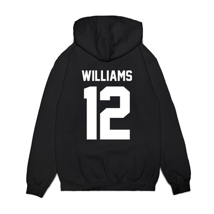 Virginia Tech - NCAA Football : Gabe Williams - Vintage Helmet Premium Hooded Sweatshirt-1