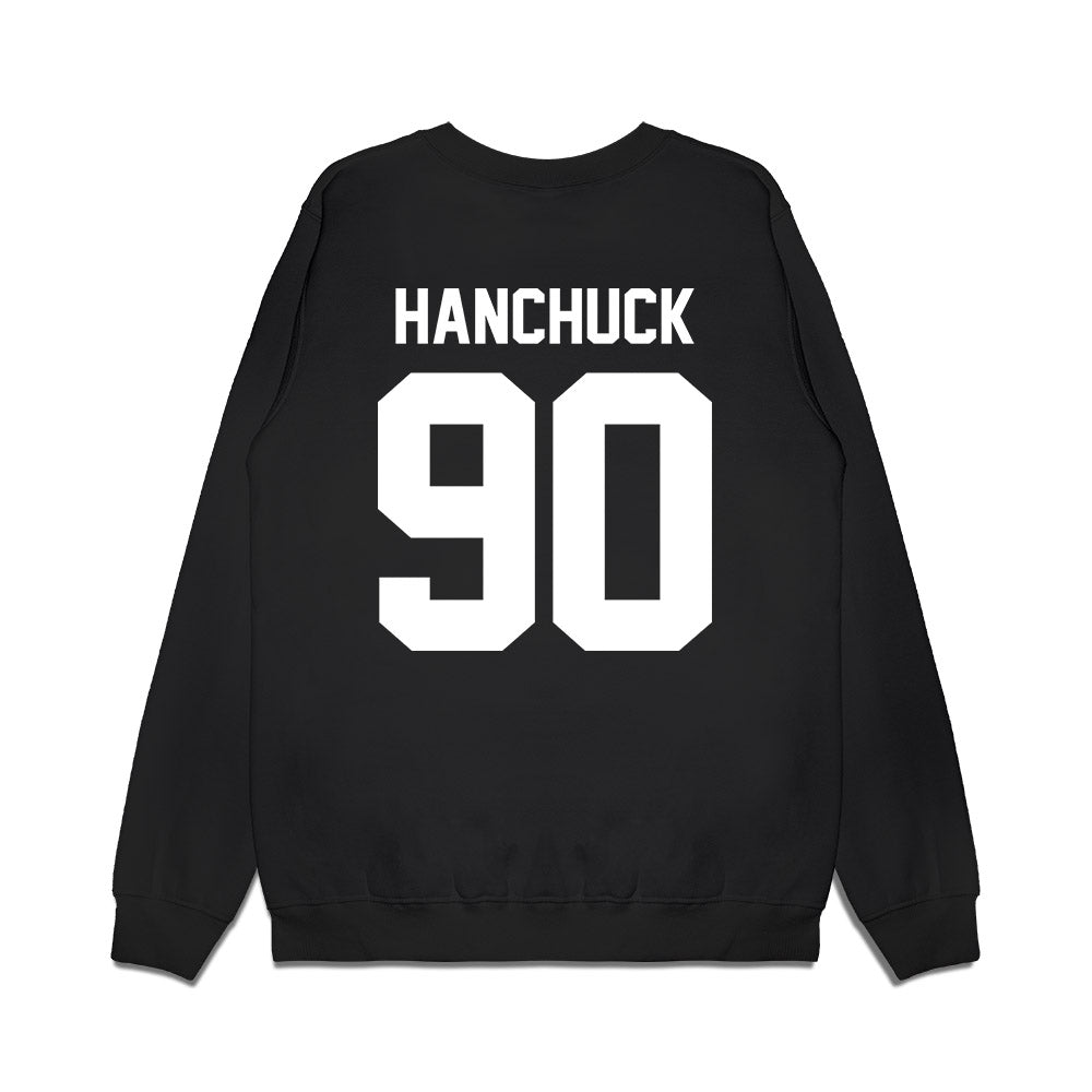 Virginia Tech - NCAA Football : Andrew Hanchuck - Vintage Helmet Premium Crewneck Sweatshirt-1