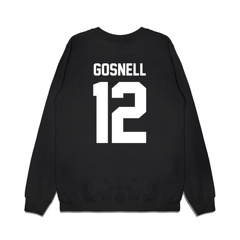Virginia Tech - NCAA Football : Stephen Gosnell - Vintage Helmet Premium Crewneck Sweatshirt-1