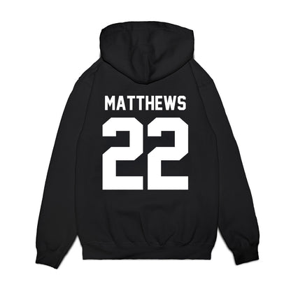 Virginia Tech - NCAA Football : Micah Matthews - Vintage Helmet Premium Hooded Sweatshirt-1