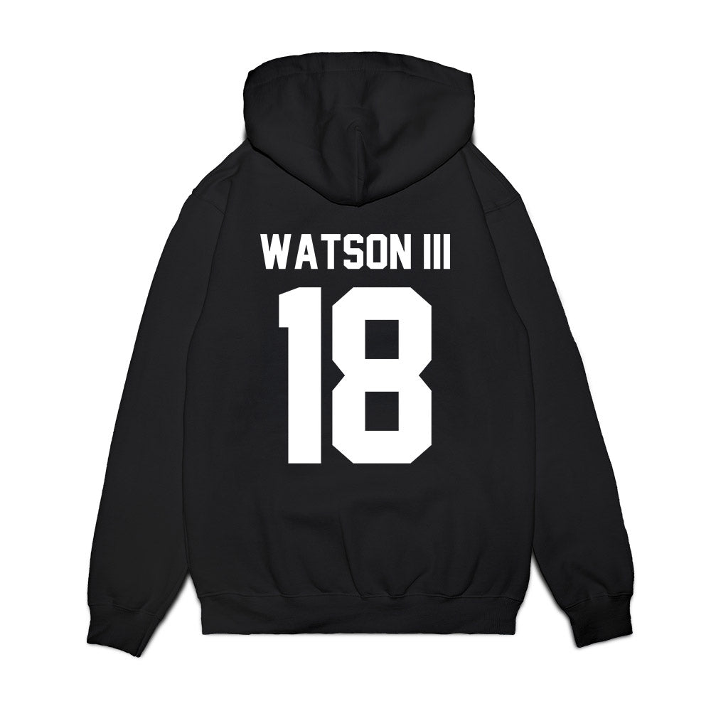 Virginia Tech - NCAA Football : William "Pop" Watson III - Vintage Helmet Premium Hooded Sweatshirt-1