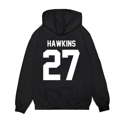 Virginia Tech - NCAA Football : Marcellous Hawkins - Vintage Helmet Premium Hooded Sweatshirt-1