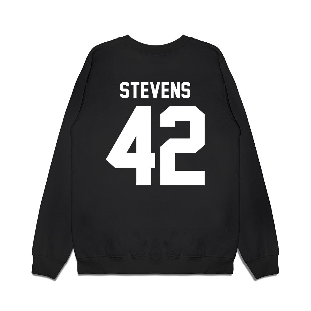 Virginia Tech - NCAA Football : Aycen Stevens - Vintage Helmet Premium Crewneck Sweatshirt-1