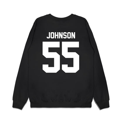 Virginia Tech - NCAA Football : Gerard Johnson - Vintage Helmet Premium Crewneck Sweatshirt-1