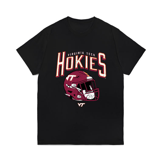 Virginia Tech - NCAA Football : Caleb Nitta - Vintage Helmet Comfort Colors T-Shirt-0