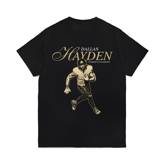 Colorado - NCAA Football : Dallan Hayden - Legacy Comfort Colors T-Shirt-0