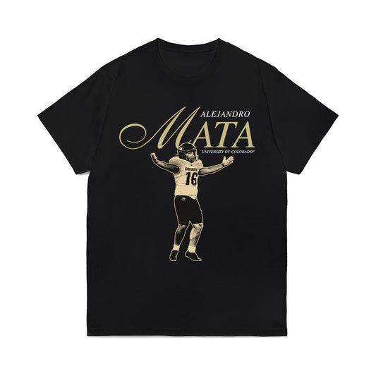 Colorado - NCAA Football : Alejandro Mata Jr. - Legacy Comfort Colors T-Shirt-0