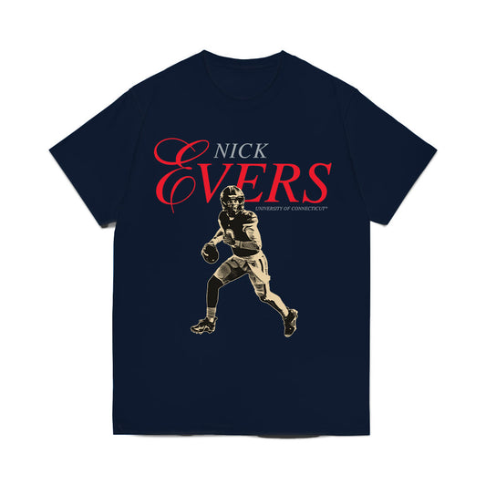 UConn - NCAA Football : Nick Evers - Legacy Comfort Colors T-Shirt-0