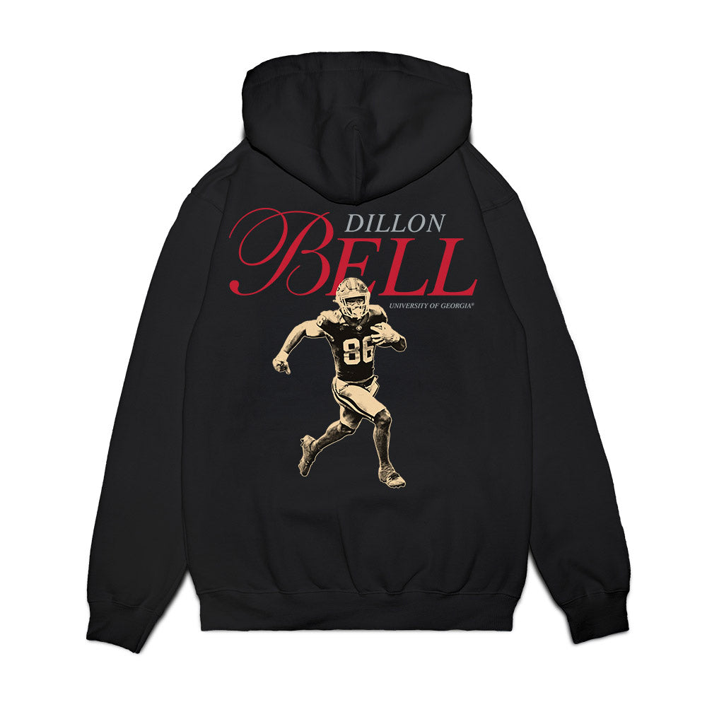 Georgia - NCAA Football : Dillon Bell - Legacy Premium Hooded Sweatshirt-1