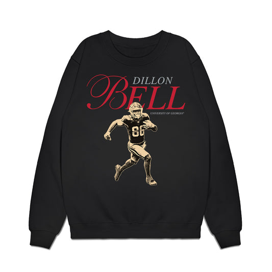 Georgia - NCAA Football : Dillon Bell - Legacy Premium Crewneck Sweatshirt-0