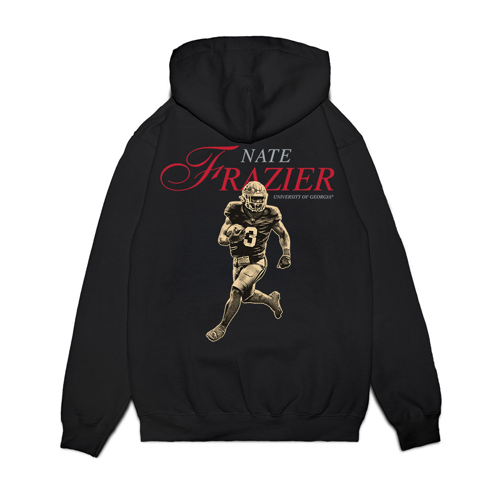 Georgia - NCAA Football : Nate Frazier Jr - Legacy Premium Hooded Sweatshirt-1