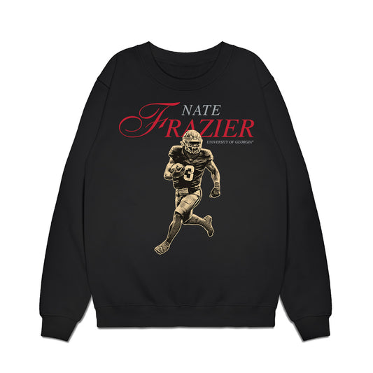 Georgia - NCAA Football : Nate Frazier Jr - Legacy Premium Crewneck Sweatshirt-0