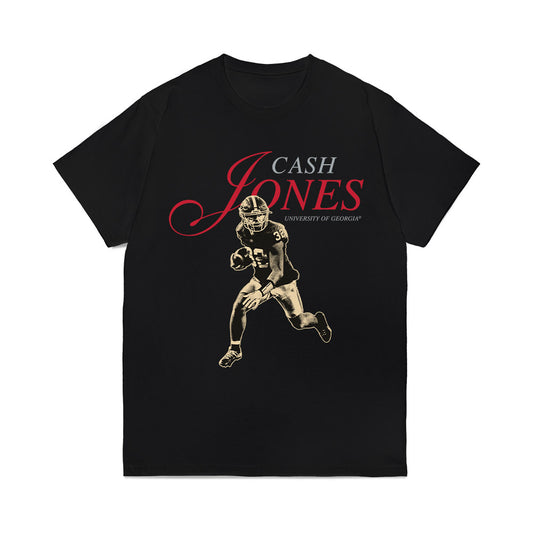 Georgia - NCAA Football : Cash Jones - Legacy Comfort Colors T-Shirt-0