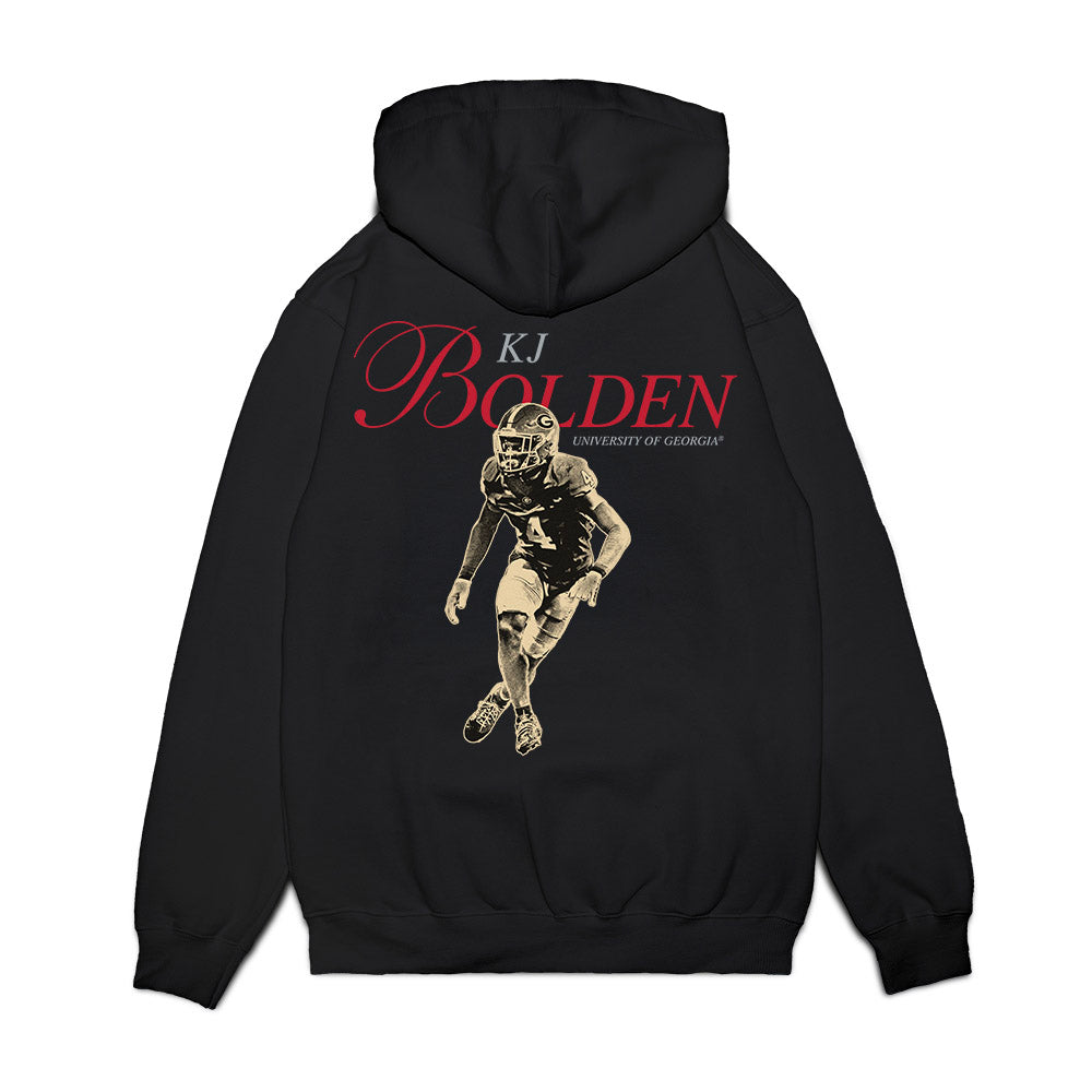 Georgia - NCAA Football : KJ Bolden - Legacy Premium Hooded Sweatshirt-1