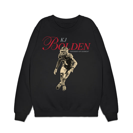 Georgia - NCAA Football : KJ Bolden - Legacy Premium Crewneck Sweatshirt-0