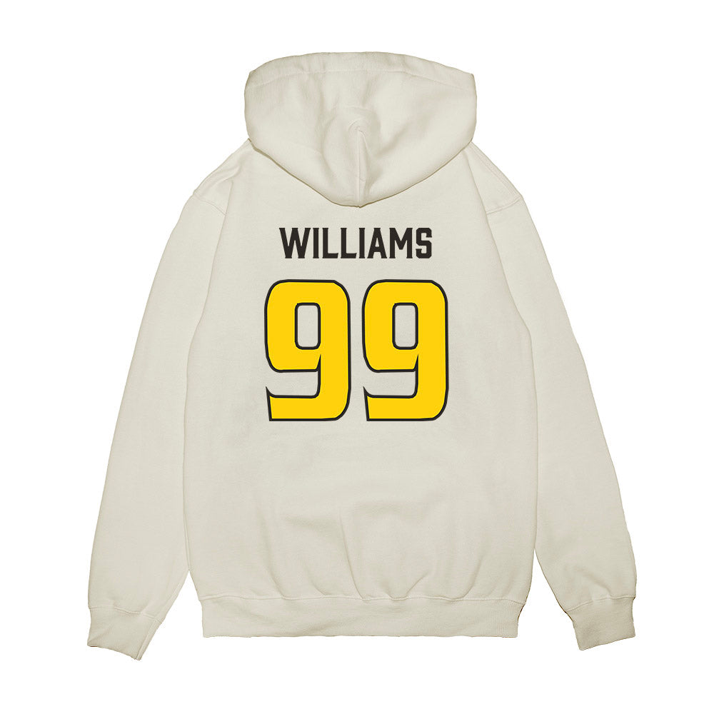 USF - NCAA Football : Marcus Williams - Retro Sports Shersey Premium Hooded Sweatshirt-1
