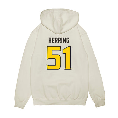 USF - NCAA Football : Zane Herring - Retro Sports Shersey Premium Hooded Sweatshirt-1