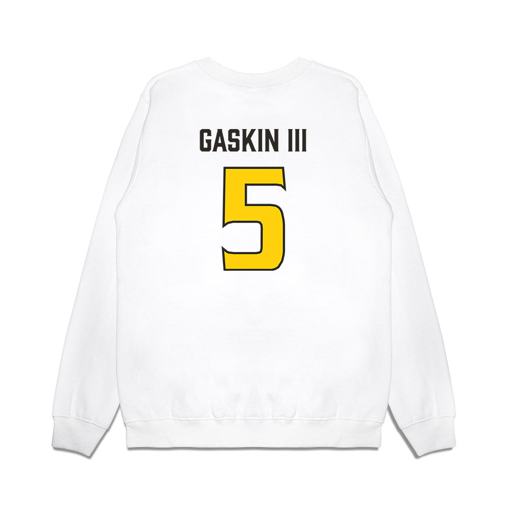 USF - NCAA Football : Fred Gaskin III - Retro Sports Shersey Premium Crewneck Sweatshirt-1