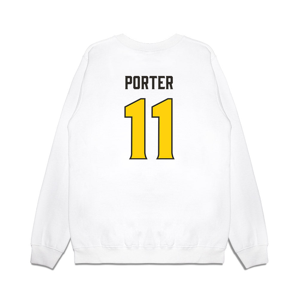 USF - NCAA Football : Joshua Porter - Retro Sports Shersey Premium Crewneck Sweatshirt-1