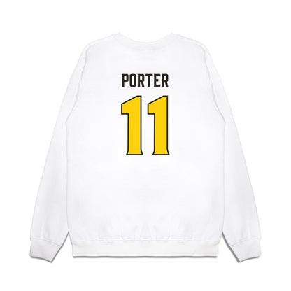 USF - NCAA Football : Joshua Porter - Retro Sports Shersey Premium Crewneck Sweatshirt-1