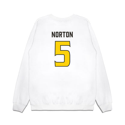 USF - NCAA Football : Cartevious Norton - Retro Sports Shersey Premium Crewneck Sweatshirt-1