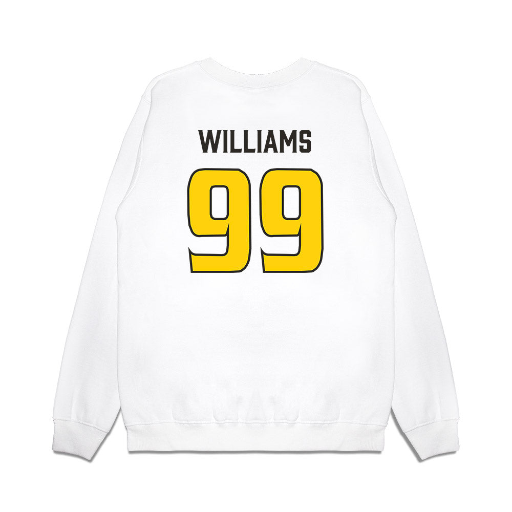 USF - NCAA Football : Marcus Williams - Retro Sports Shersey Premium Crewneck Sweatshirt-1
