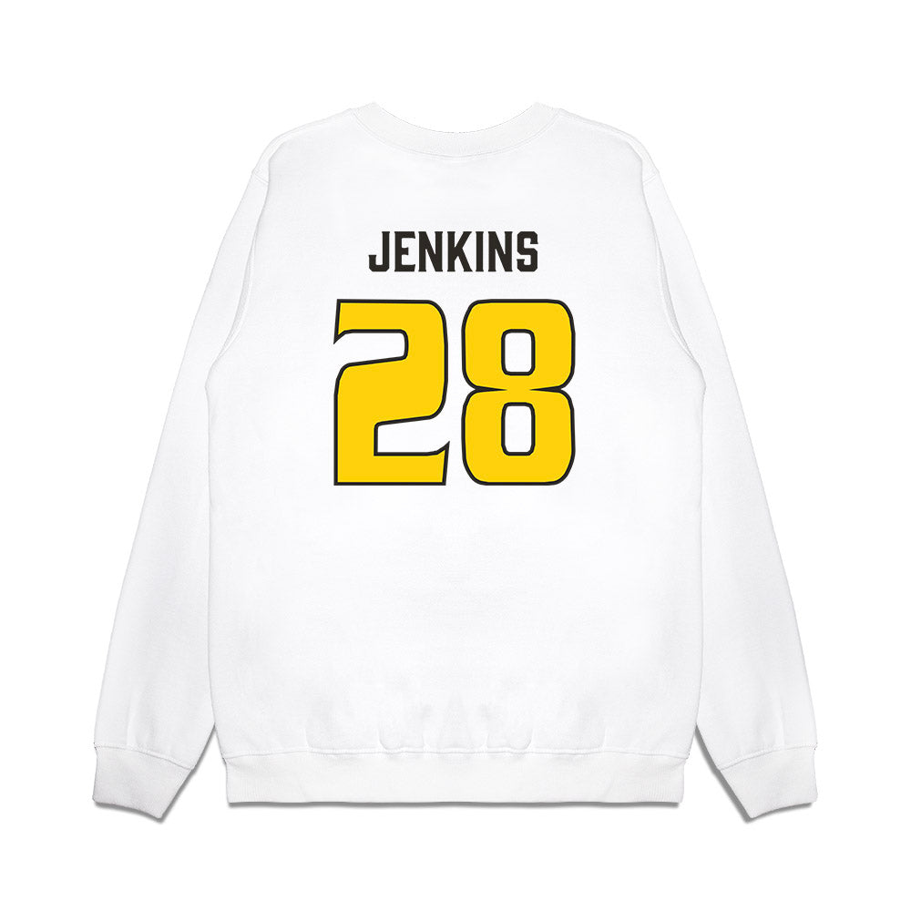 USF - NCAA Football : Ryan Jenkins - Retro Sports Shersey Premium Crewneck Sweatshirt-1
