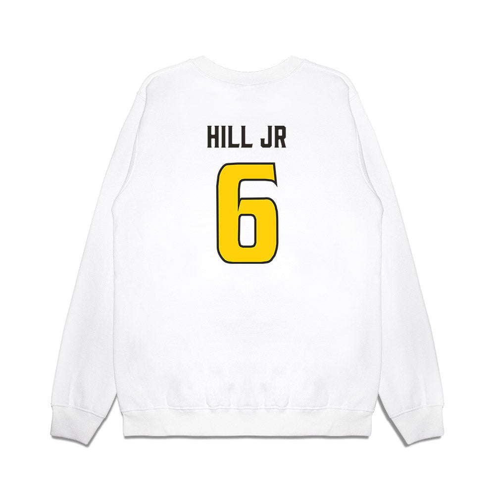 USF - NCAA Football : Rodney Hill Jr - Retro Sports Shersey Premium Crewneck Sweatshirt-1