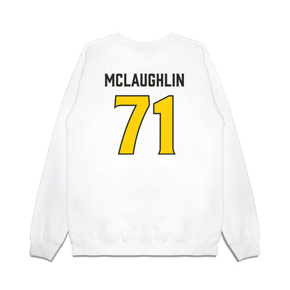 USF - NCAA Football : Connor McLaughlin - Retro Sports Shersey Premium Crewneck Sweatshirt-1