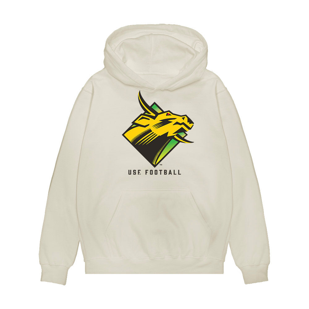USF - NCAA Football : Cartevious Norton - Retro Sports Shersey Premium Hooded Sweatshirt-0