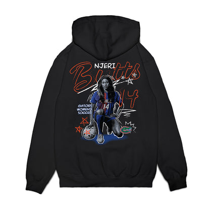 Florida - NCAA Women's Soccer : Njeri Butts - Collage Premium Hooded Sweatshirt-1