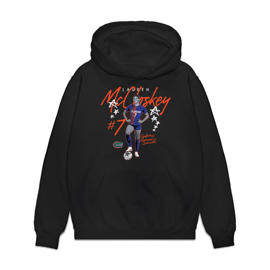 Florida - NCAA Women's Soccer : Lauren McCloskey - Collage Premium Hooded Sweatshirt-0