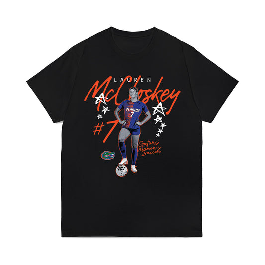 Florida - NCAA Women's Soccer : Lauren McCloskey - Collage Comfort Colors T-Shirt-0