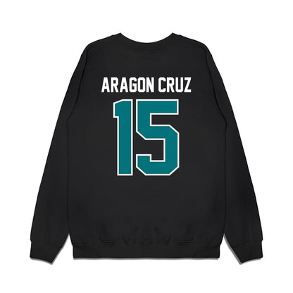 Coastal Carolina - NCAA Football : Elijah Aragon Cruz - Vintage Helmet Premium Crewneck Sweatshirt-1