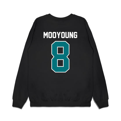 Coastal Carolina - NCAA Football : Myles Mooyoung - Vintage Helmet Premium Crewneck Sweatshirt-1