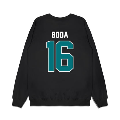 Coastal Carolina - NCAA Football : Blake Boda - Vintage Helmet Premium Crewneck Sweatshirt-1