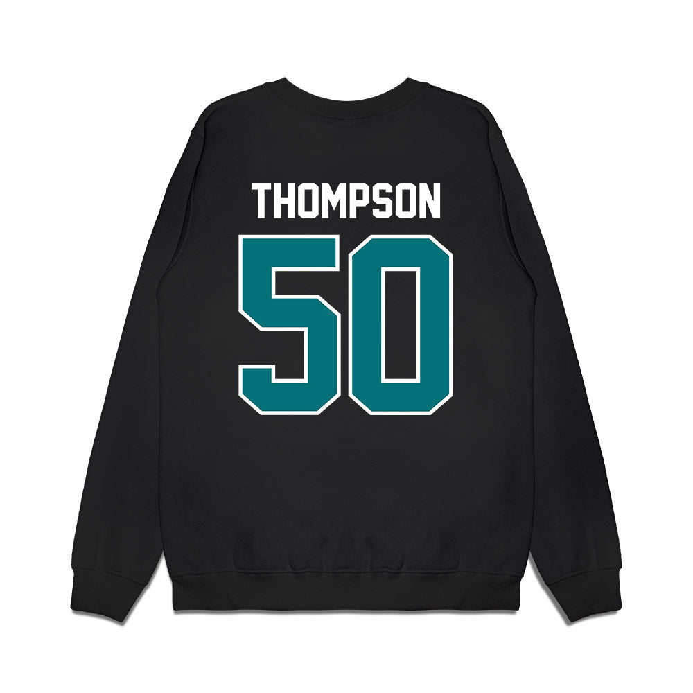 Coastal Carolina - NCAA Football : Nate Thompson - Vintage Helmet Premium Crewneck Sweatshirt-1