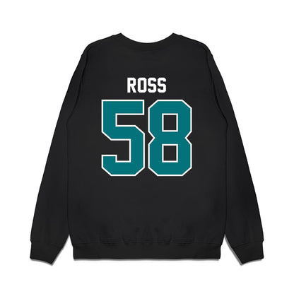 Coastal Carolina - NCAA Football : Sam Ross - Vintage Helmet Premium Crewneck Sweatshirt-1